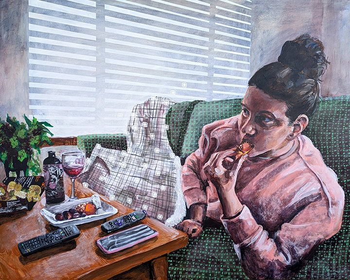 acrylic on panel, 60x48"