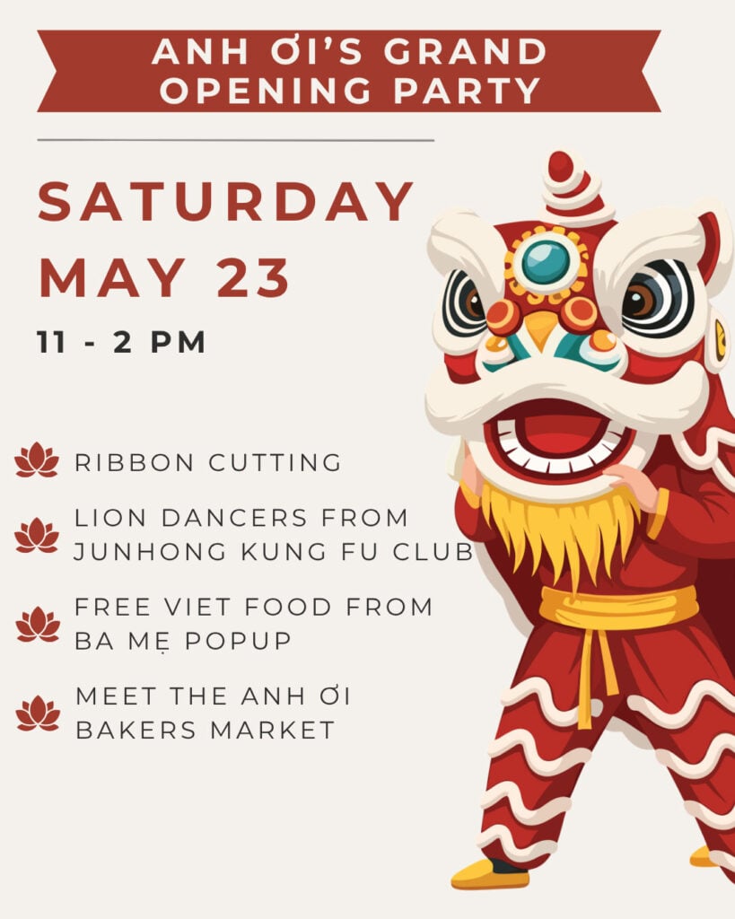 Anh Oi Grand Opening Party May 23